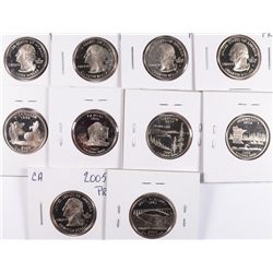 (10)  (S) PF WASHINGTON QUARTERS (04MI, 04FL, 04 TX, 04 IA, 04 WI, 05 CA, 05 MN,