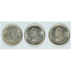 SET OF (P, D, S) TEXAS COMMEN HALF DOLLARS CH BU