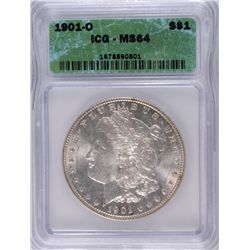 1901-O MORGAN DOLLAR ICG MS-64