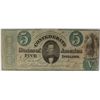 Image 1 : 1861 $5 CONFEDERATE STATES OF AMERICA (T-33)