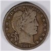 Image 1 : 1911 BARBER HALF DOLLAR, VF