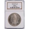Image 1 : 1878 7/8 TF VAM-38 7/5TF MORGAN SILVER DOLLAR, NGC MS-63, RARE VAM VARIETY