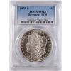 Image 1 : 1879-S REVERSE OF 1878 MORGAN SILVER DOLLAR,  PCGS MS-64