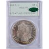 Image 1 : 1883-O MORGAN SILVER DOLLAR, PCGS MS-63 PL  CAC,  OLD RATTLER HOLDER
