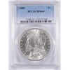 Image 1 : 1889 MORGAN SILVER DOLLAR, PCGS MS-64+