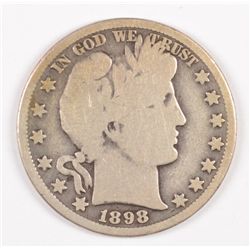 1898-O BARBER HALF DOLLAR VG/F