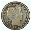 Image 1 : 1912-D BARBER HALF DOLLAR VF DETAILS