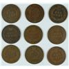 Image 2 : (9) 1878 INDIAN HEAD CENTS AG/G