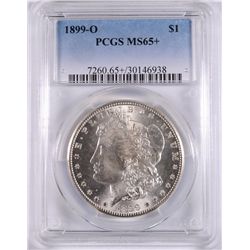 1899-O MORGAN SILVER DOLLAR, PCGS MS65+