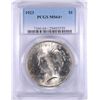 Image 1 : 1923 PEACE SILVER DOLLAR, PCGS MS-64+