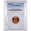 Image 1 : 1942-D LINCOLN CENT, PCGS MS-66 RED!