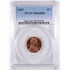 Image 1 : 1957 LINCOLN CENT, PCGS MS-66 RED!