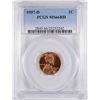 Image 1 : 1957-D LINCOLN CENT, PCGS MS-66 RED!
