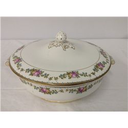 Antique Silicon China Vegetable Tureen