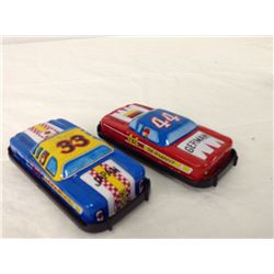 8 Vintage Japanese Made Metal Cars with Friction Motors