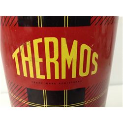 Retro Plaid Thermos Bottle
