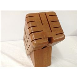 Heavy Wood Knife Block