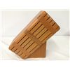 Image 3 : Heavy Wood Knife Block