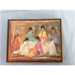 Small Artwork on Board (5" X 6.5")