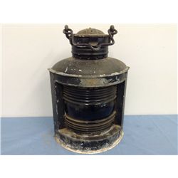 Antique Ship's Light (15" high 11" wide)