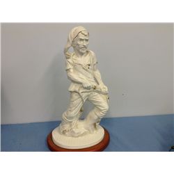 Large Hand Made Pirate Figurine (signed on back)