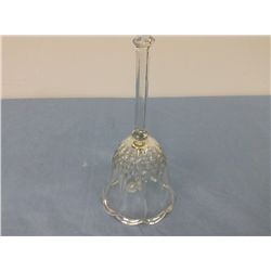 Vintage Pressed Glass Bell (7.5" high)