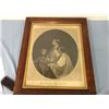 Image 1 : Very Old Framed Engraving Print (22" X 27" including frame)