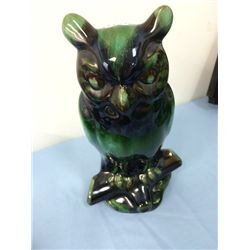 Blue Mountain Pottery Owl (9.75" high)