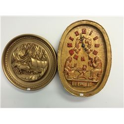 Retro Wall Clock and Plaque