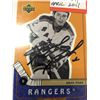 Image 2 : Brad Park Hand Signed Card