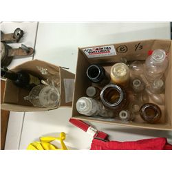 2 Box Lots of Vintage Bottles