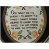 Image 2 : SERENITY PRAYER NEEDLE POINT FRAMED