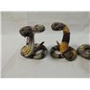 Image 2 : 4 NEW SNAKE FIGURE RATTLESNAKE FIGURINE