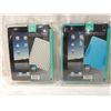 Image 2 : LOT 2 NEW PROTECTIVE FLEX IPAD CASE BLUE & CLEAR S