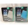 Image 2 : LOT 2 NEW PROTECTIVE FLEX IPAD CASE BLUE & CLEAR S