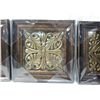 Image 4 : 6 DECORATIVE SQUARE TIN WALL HANGING