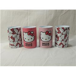 LOT 4 HELLO KITTY TIN COIN BANK