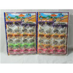 LOT 2 PACKS TOY SUNGLASSES