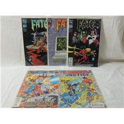 LOT 5 DC COMIC BOOKS: (3) FATE & 2 EXTREME JUSTICE