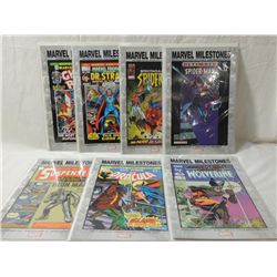 LOT 7 MARVEL MILESTONES COMICS