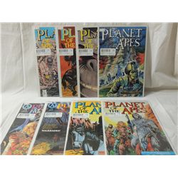 LOT 8 PLANET OF THE APES COMICS