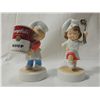 Image 1 : LOT 2 2003 CAMPBELL SOUP GIRL & BOY FIGURINE