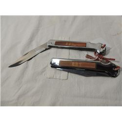 LOT 2 METAL 007 POCKET KNIFE