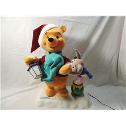 WINNIE THE POOH & PIGLET CHRISTMAS MOVEABLE STATU