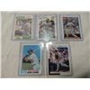 Image 1 : LOT 5 BASEBALL PLAYER CARDS STARS MIXED