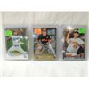 Image 1 : LOT 3 BASEBALL PLAYER ROOKIE CARDS
