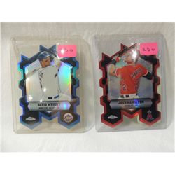 LOT 2 TOPPS CHROME BASEBALL PLAYER CARDS HAMILTON