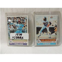 LOT 2 1979 STAR BASEBALL CARDS