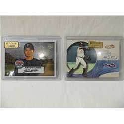 LOT 2 2001 FLEER & 2007 TOPPS BASEBALL ROOKIE CARD