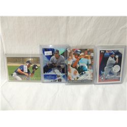 LOT 4 ALEX RODRIGUEZ BASEBALL PLAYER CARDS